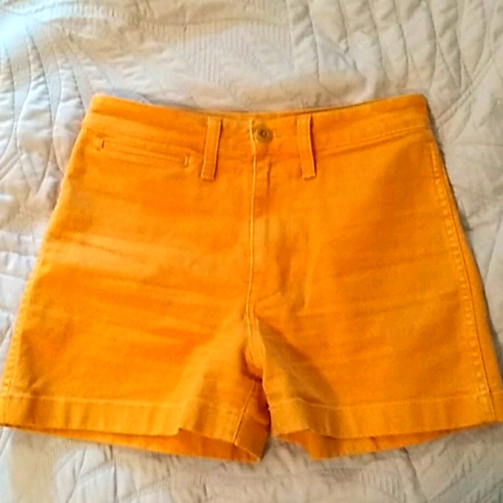 Madewell Orangecicle high-rise shorts sz 25